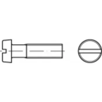 Šroub TOOLCRAFT TO-5358876 šrouby s válcovou hlavou M3 55 mm příruba nerezová ocel A2 200 ks