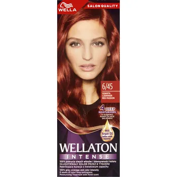 Barva na vlasy Wella Wellaton Intense krémová barva na vlasy 6/45 ohnivě červená, 1 bal.