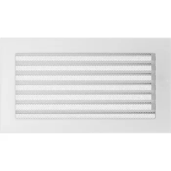 Kratki Basic krbová mřížka s žaluzií 17 x 30 cm bílá