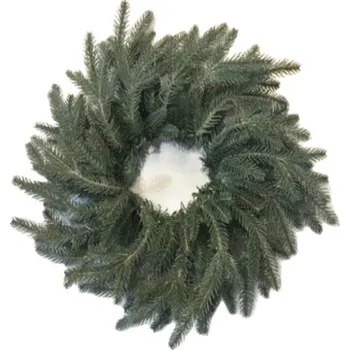 Vánoční dekorace Věnec smrk 3D jehličí pr.45cm