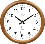 Dřevěné netickající tiché nástěnné hodiny JVD NS8017.3 (tiché dřevěné hodiny)