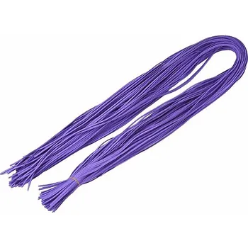 Řetízek Kožený řemínek barva fialová 1 m 1 m x 2,8 mm