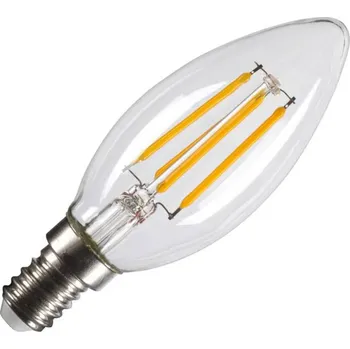 Žárovka BIG WHITE C35 E14 LED světelný zdroj transparentní 4,2 W 2700 K CRI 90 320° 1005284
