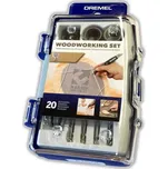 Sada příslušenství na dřevo Dremel Woodworking 681, 20ks
