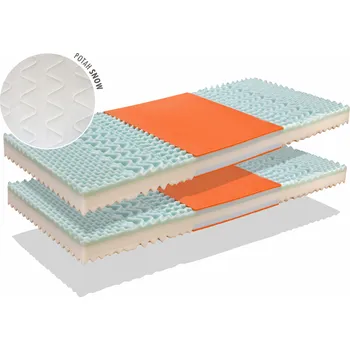 Matrace RELAX 1+1 200x90, RELAX (Snow)