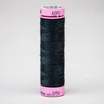 Nit Univerzální šicí nit Amann ASPO 120 polyesterová, tmavě smaragdově zelená 0759, návin 100m