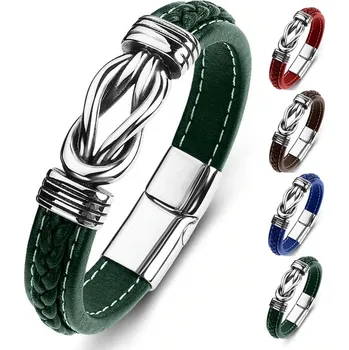 Náramek Pánský kožený náramek Patrick