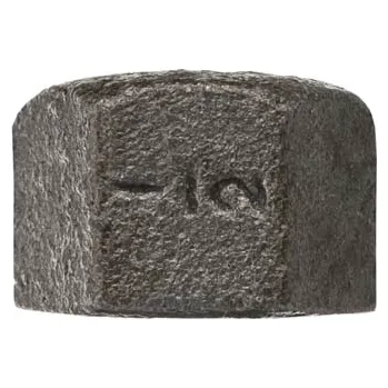 Fitinka Víčko černé 6/4"