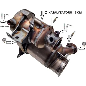 Filtr pevných částic Filtr pevných částic DPF. (PR JMJ 1315-23)