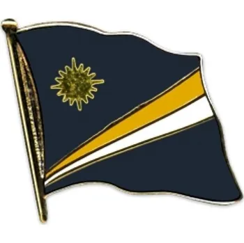 Odznak (pins) 20mm vlajka Marshallovy ostrovy - barevný