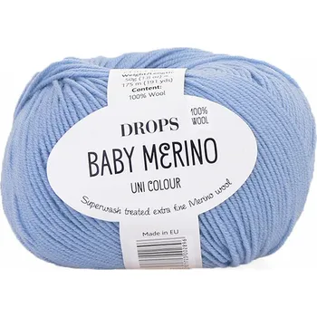Příze Příze DROPS Baby merino uni color 25 - levandulová modrá