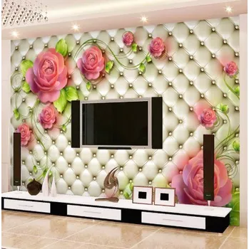 Fototapeta Solution Media 3D tapeta - Květiny na kůži MU39 3 - 3D Relief - Vliesová tapeta - 320g/m2