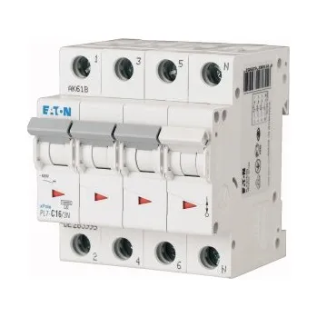 Jistič Jistič čtyřpolový EATON 264008 PL7-D32/3N PL7, char D, 3+N-pólový, Icn=10kA, In=32A