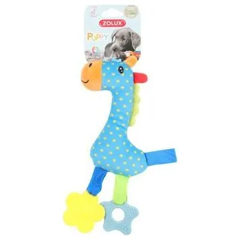 Hračka pes PUPPY Rio Žirafa plyš modrá Zolux