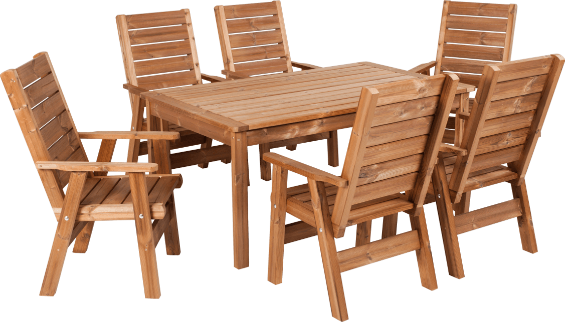 Zahradní set z masivu ThermoWood - PROWOOD - SET L1 - Samostatný set