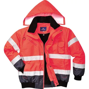 pracovní bunda Bunda Portwest Hi-Vis C465, víceúčelová, červená Varianta: vel.XL C465_RED-79527