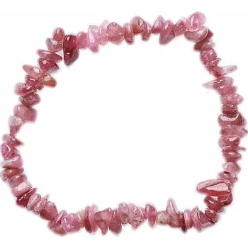 Náramek Turmalín rubelit náramek sekaný