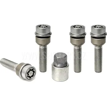 Autodoplněk Pojistné bezpečnostní šrouby M14x1,5x58 kulová R14 pohyblivá, klíč 19, SICUSTAR VN558RAR14