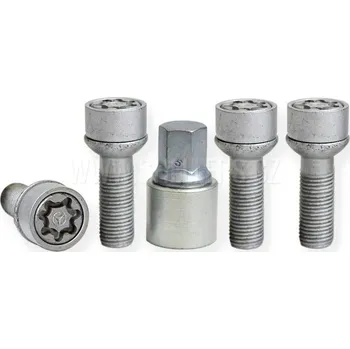 Autodoplněk Pojistné bezpečnostní šrouby M14x1,5x45 kulová R14, klíč 17, SICUSTAR VN545R14,, MERCEDES