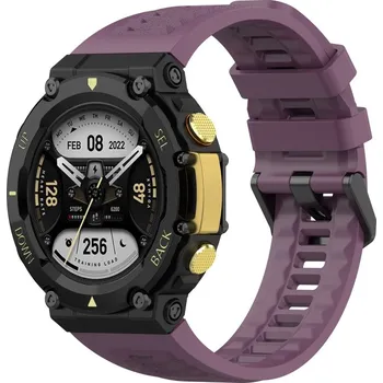 Příslušenství k chytrým hodinkám VSECHNONAMOBIL 47660 SILICONE Řemínek pro Amazfit T-Rex 2 fialový