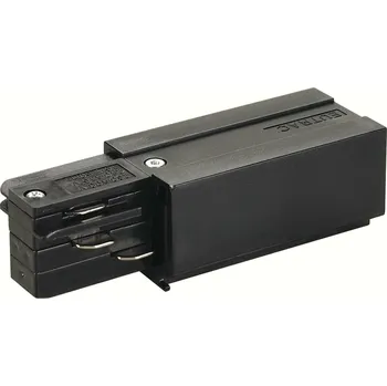 Bodové svítidlo BIG WHITE NAPÁJEČ, pro vysokonapěťovou 3fázovou nástavnou přípojnici EUTRAC země vpravo, černý 145520