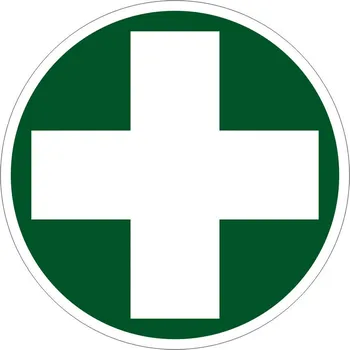 Lékárnička Samolepící fólie - křížek lékárnička kolečko