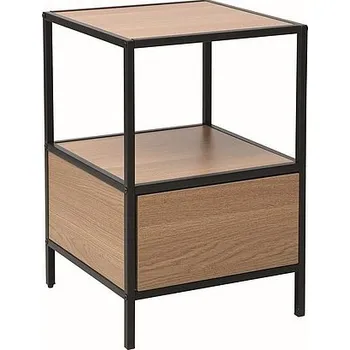 Noční stolek Nábytek PEGAS s.r.o. Noční stolek GEO S, Dub/Černý