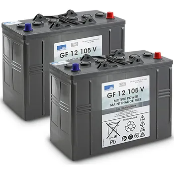 Podlahový mycí stroj Kärcher Sada baterií Gel 2x 12V/105Ah, 24 V, 105 Ah, bezúdržbové 2.815-100.0