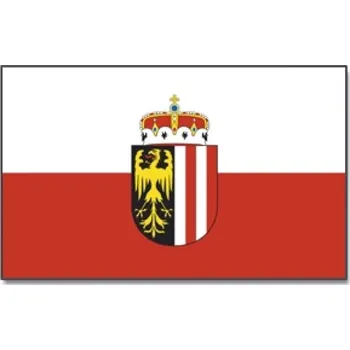 Vlajka Horní Rakousy 30 x 45 cm na tyčce