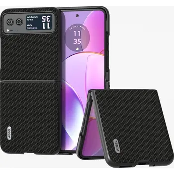 Pouzdro na mobilní telefon ABEEL 61836 ABEEL CARBON Plastový kryt Motorola Razr 40 černý