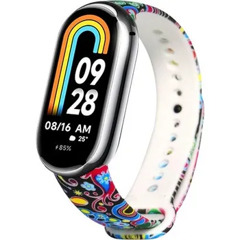 Sportovní měřič Xiaomi Paví vzor - Mi Smart Band 8/9/10 náhradní náramek MBSCZ-8PV