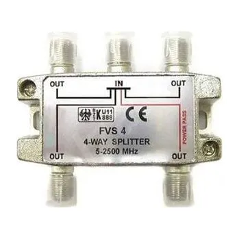 Příjem digitálního pozemního vysílání Neuvedený Sat rozb. 4x FVS4