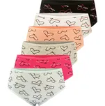 FANNIFEN Dámské bavlněné kalhotky MISS SMILE YW4136 3 ks Barva: Mix, Velikost: L