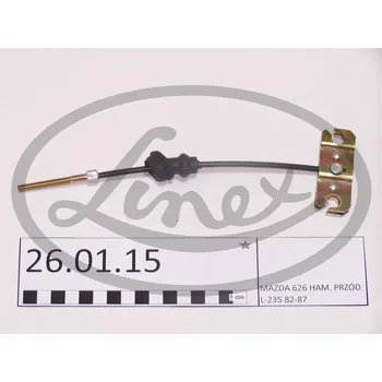 Lanko parkovací brzdy Tazne lanko, provozni brzda, , G03044150B, LINEX, 26.01.15