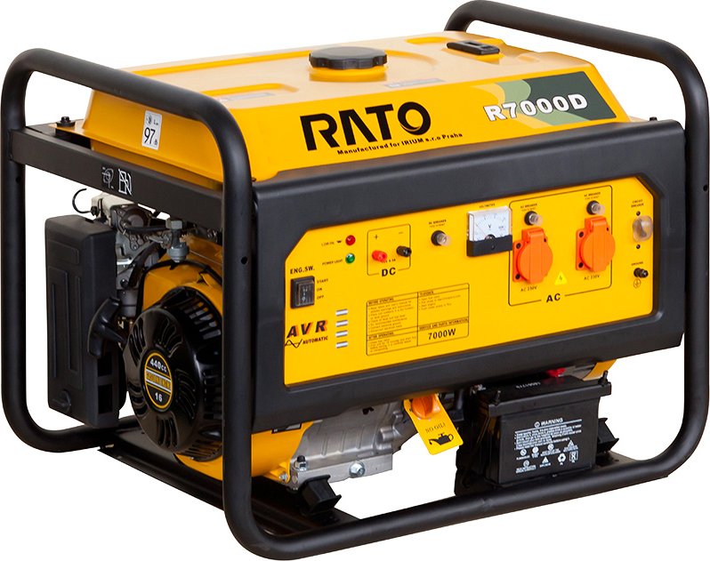 Benzínová elektrocentrála RATO R7000D