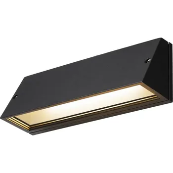 Nástěnné svítidlo BIG WHITE PEMA WL venkovní nástěnné svítidlo LED, černá CCT přepínač 3000/4000K 1003453