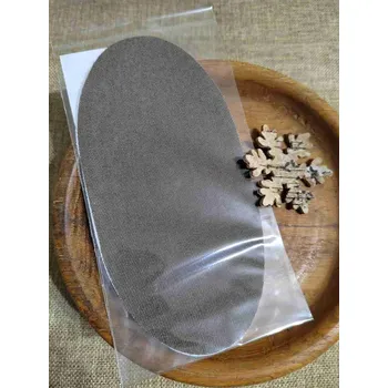 Textilní nažehlovací páska Nažehlovací záplaty riflové 9x18 cm hnědá střední