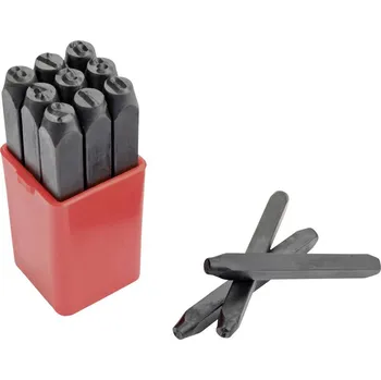 Sada nářadí Brüder Mannesmann M 243-Z-3 9dílná sada raznic - číslice Výška písma: 3 mm