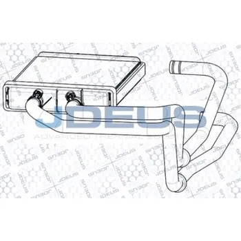 Výměník tepla Vymenik tepla, Vnitrni vytapeni | hliník+hliník/letovaný, 3802172,DRR12011,0604.3035,28006104,3081306104,409008N,54219,, ECAR, 3080N84X