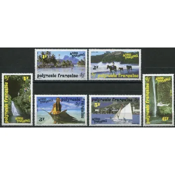 Poštovní známka Post France (1992) MiNr. 599 - 604 ** - Fr. Polynesie - Turismus