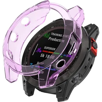 VSECHNONAMOBIL 63158 TPU HALF COVER Obal pro Garmin Fenix 7S Pro fialový