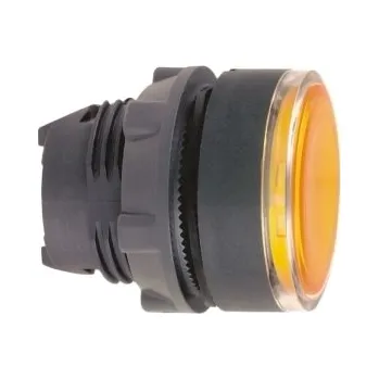 vypínač SCHN ZB5AA58 Ovládací hlavice stiskací, lícující s průhledným hmatníkem - žlutá