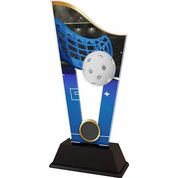 Florbalová akrylátová trofej - Výška: 17,5cm Text: Žádný