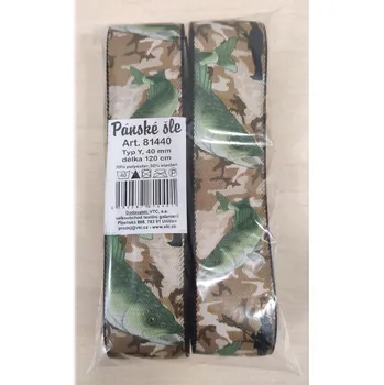 Kšandy Kalhotové šle VTC Rybářské - béžové-zelené