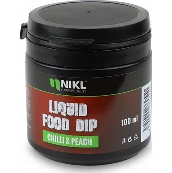 Návnadové aroma Karel Nikl Nikl Liquid Food dip Chilli & Peach 100ml
