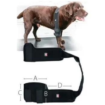 Bandáž Rehab Pro na loket pro psa KRUUSE S levá