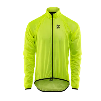 Cyklistické oblečení Kalas Cyklistická pláštěnka pánská RIDE ON Z | Bunda | fluo Velikost: XXL