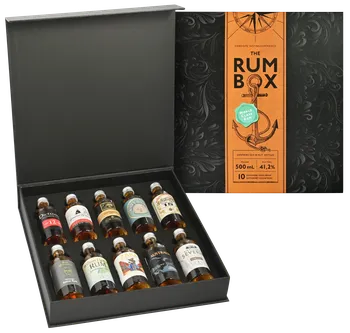 Rum 1423 Aps The Rum Box Turquoise Edition 41,2 % 10x 0,05 l