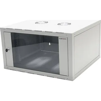 Rozvaděč 19 nástěnná rozváděcí skříň LogiLink W06E66B 560 mm 6 U černá (RAL 9005)