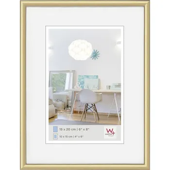 Rám na obraz walther+ design KV520G vyměnitelný fotorámeček Formát papíru: 20 x 15 cm zlatá